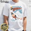 Alt Text: Cute The Adventures Of Superbeagle T-Shirt featuring Snoopy from Peanuts, perfect for dog lovers and fans.