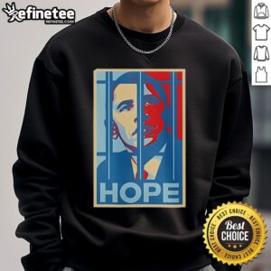Vintage Hot Obama Jail Hope sweatshirt featuring bold graphics and a stylish design perfect for casual wear.