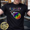 Nice Equality Hurts No One Tennessee Titans T-Shirt showcasing team pride and a message of inclusivity and acceptance.