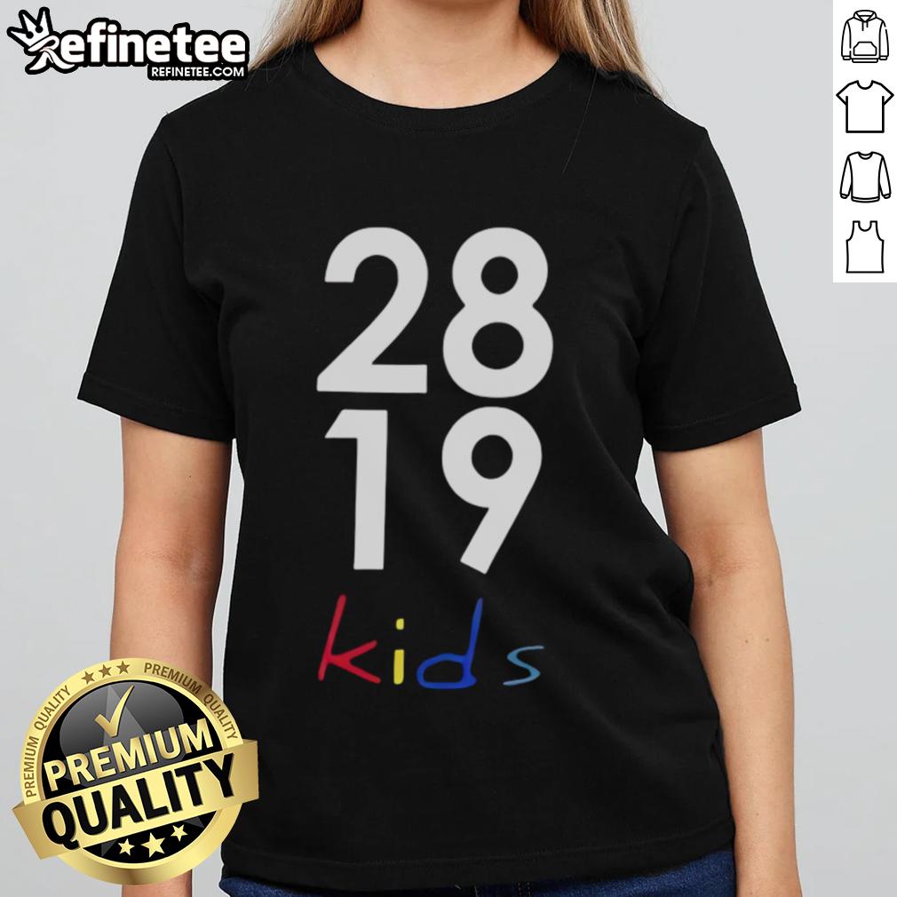Official 2819 Kids Ladies Tee featuring a stylish design, perfect for casual wear and comfortable everyday use.