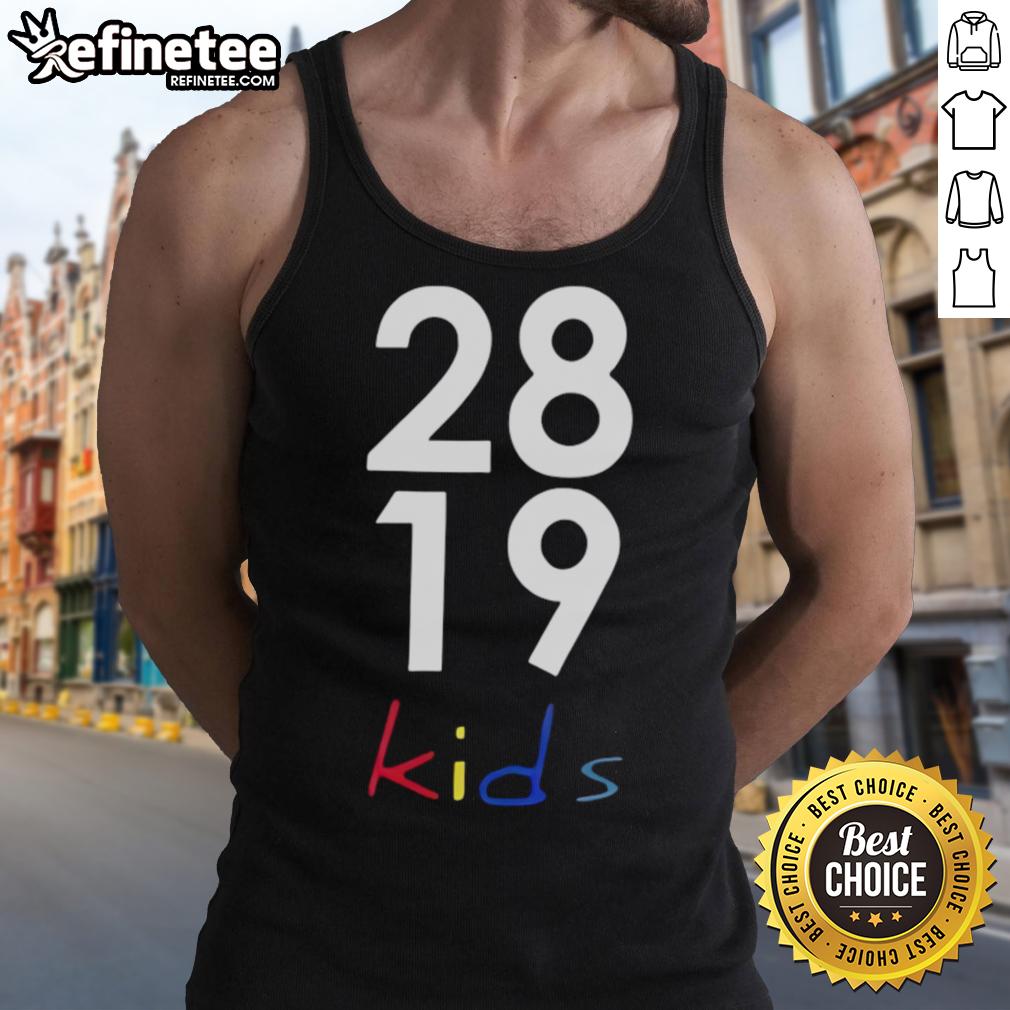 Official 2819 Kids Tank Top in vibrant colors, perfect for summer wear and active play, showcasing style and comfort.