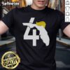 Alt Text: Official 47th President Donald Trump Florida State T-Shirt featuring bold graphics and patriotic colors.