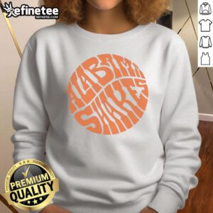 Official Alabama Shakes circle logo sweatshirt featuring a vibrant design and comfortable fit for fans of the band.
