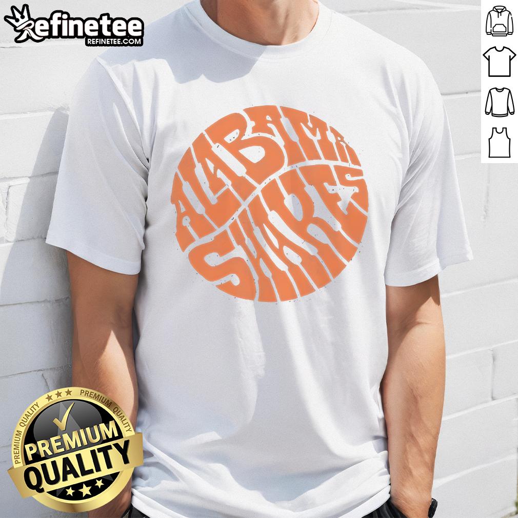 Official Alabama Shakes Circle Logo T-Shirt featuring the band's iconic logo in bold colors on a stylish tee.