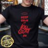 Alt Text: Official Crown Of Thorns Jesus Keep Calm And Kill Count On T-Shirt with unique design and bold message.