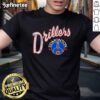 Official Edmonton Drillers 1979 logo T-shirt featuring vintage design and vibrant colors, perfect for soccer fans.