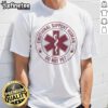 Alt Text: Official Emotional Support Human Do Not Pet Logo T-Shirt featuring a bold graphic and playful design for pet lovers.