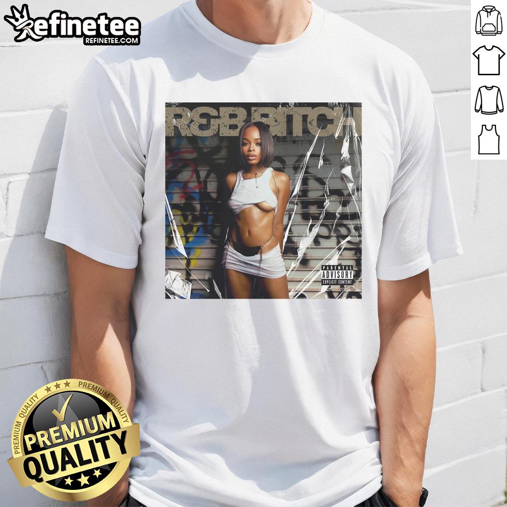 Official Ginaviews R&B Bitch T-Shirt featuring bold graphics and stylish design for music lovers.
