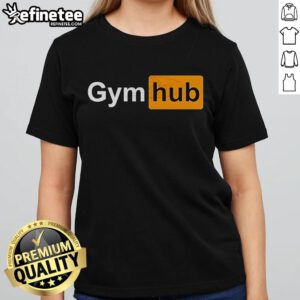 Official Gym Hub Ladies Tee in vibrant colors, perfect for workouts and casual wear, showcasing style and comfort.