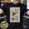 Official Julian Lage Tour EU & UK Summer 2025 Poster T-Shirt featuring vibrant graphics and tour details.