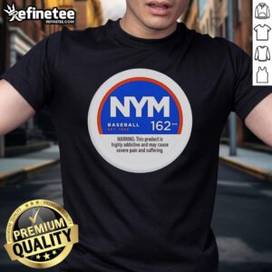 Alt Text: Official Nym Baseball 162 Gms T-Shirt showcasing a stylish design, perfect for baseball fans and casual wear.