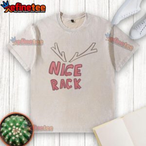 Official Nice Rack Washed T-Shirt featuring a stylish design, perfect for casual wear and showcasing a trendy look.