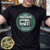 Official Only Weenie Could Hate Camping RV T-Shirt featuring a fun camping design for RV enthusiasts and humor lovers.