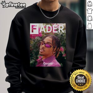 Official Ozuna The Fader Sweatshirt featuring vibrant design and comfortable fit, perfect for fans and casual wear.