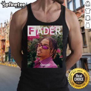 Alt Text: Official Ozuna The Fader tank top featuring vibrant colors and stylish design, perfect for summer fashion enthusiasts.