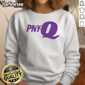 Official PNY Q Logo Sweatshirt featuring a stylish design and comfortable fit, perfect for casual wear and fans.