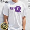 Official PNY Q Logo T-Shirt featuring the iconic PNY logo on a stylish black tee, perfect for tech enthusiasts.