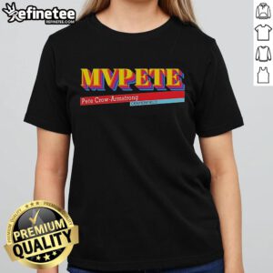Official Pete Crow-Armstrong MVPETE Centerfield Ladies Tee featuring vibrant design and comfortable fit for fans.