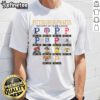 Official Pittsburgh Pirates history of team logos t-shirt featuring vibrant designs showcasing iconic team logos.