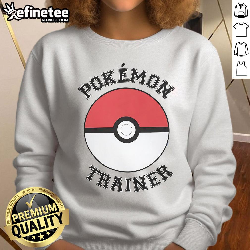 Official Pokemon Trainer Sweatshirt featuring vibrant designs, perfect for fans and trainers alike. Comfortable and stylish.