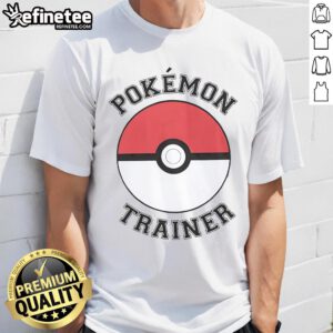Official Pokemon Trainer T-Shirt featuring vibrant designs and iconic Pokemon graphics for fans and trainers alike.