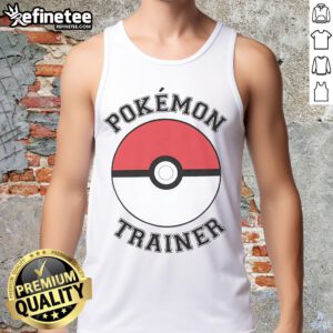 Stylish Official Pokemon Trainer Tank Top featuring vibrant graphics, perfect for fans and summer casual wear.