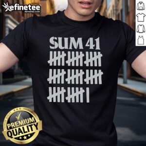 Official Sum 41 T-Shirt featuring a bold logo design, perfect for fans of the iconic punk rock band.