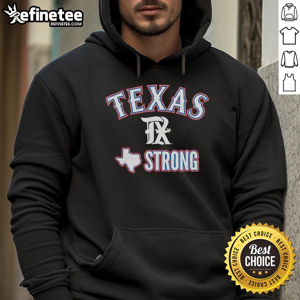 Texas Strong hoodie featuring 'Pray For Texas' design, showcasing state pride and support for Texas community resilience.
