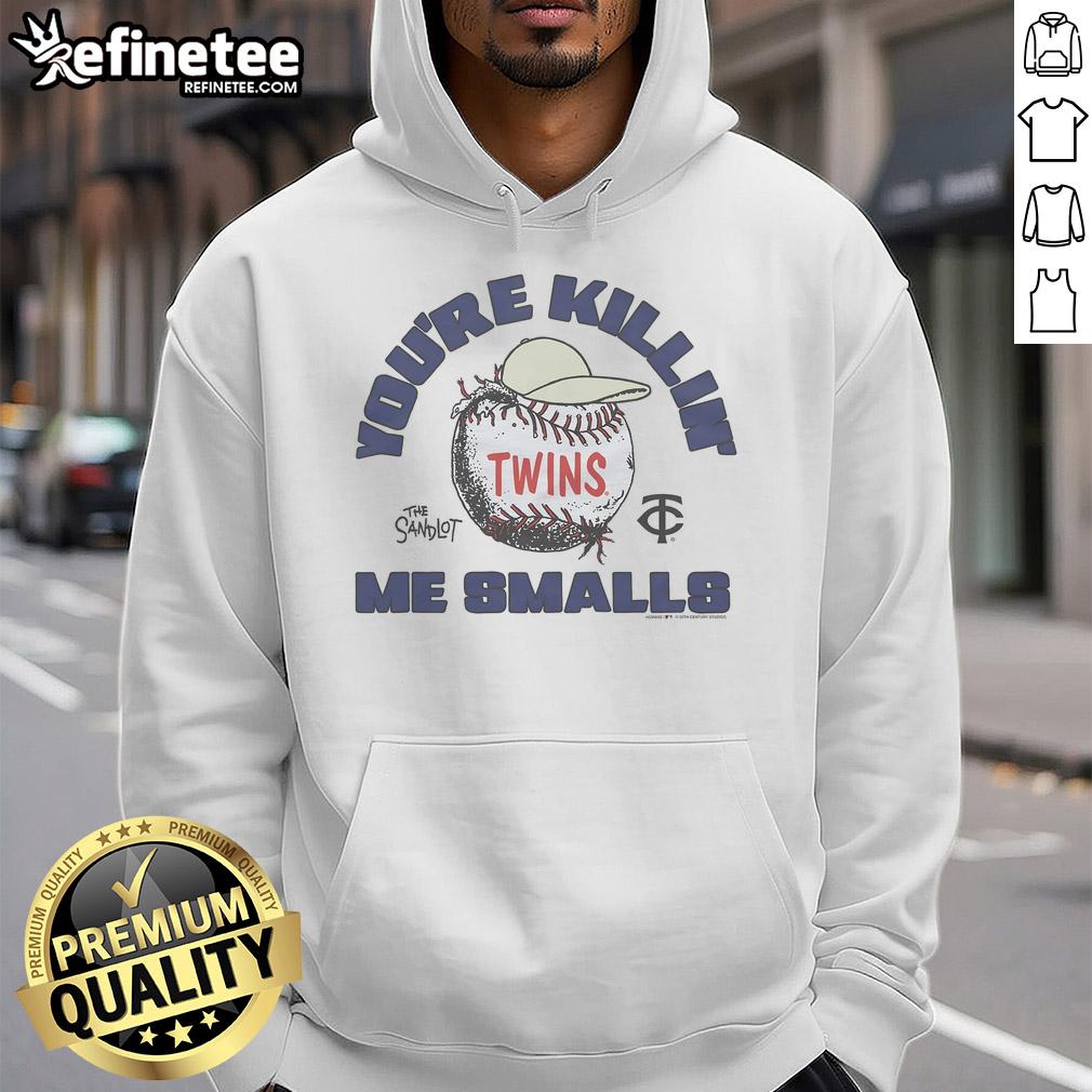 Official The Sandlot X Minnesota Twins Hoodie featuring classic baseball design and vibrant team colors.