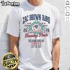 Official Zac Brown Band July 23, 2025 Fenway Park T-Shirt featuring the band's logo and concert date design.