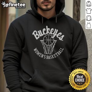 Premium Buckeyes Women's Basketball Hoodie featuring team colors and logo, perfect for fans and casual wear.