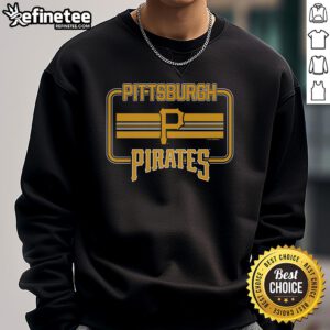 Premium Pittsburgh Pirates Fanfare Sweatshirt in black, featuring team logo and cozy design, perfect for fans.