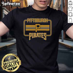 Premium Pittsburgh Pirates Fanfare T-Shirt featuring vibrant team colors and logo, perfect for baseball fans.