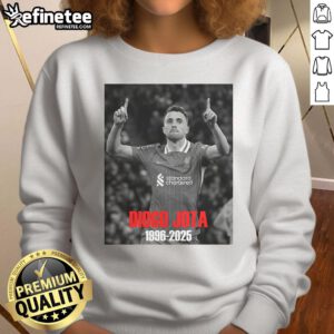 Premium R.I.P Diogo Jota sweatshirt featuring a stylish design, perfect for fans and casual wear enthusiasts.