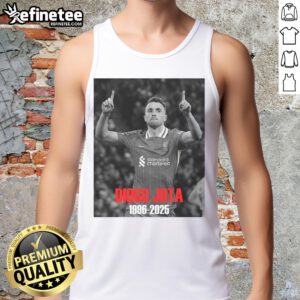 Premium R.I.P Diogo Jota Tank Top featuring stylish design for football fans, perfect for casual wear.