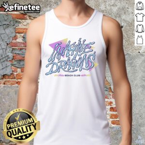 Pretty Imagine Dragons Beach Club tank top featuring vibrant colors and a stylish design perfect for summer outings.