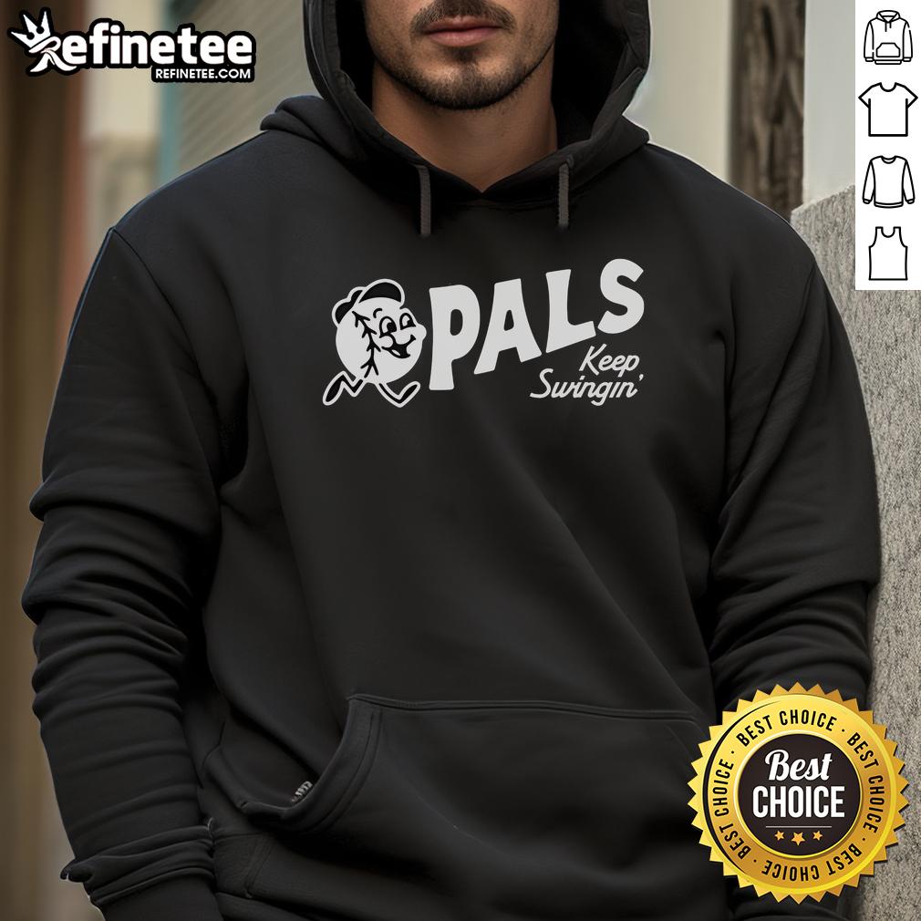 Pretty Pals Keep Swingin Hoodie in vibrant colors, showcasing a cozy design perfect for casual wear and stylish comfort.