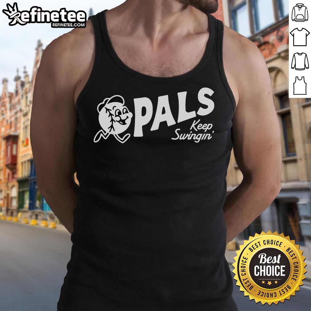 Alt Text: Pretty Pals Keep Swingin Tank Top featuring a vibrant design, perfect for summer casual wear and trendy outfits.