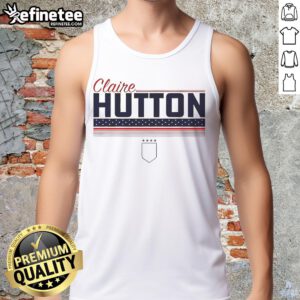 Alt Text: Stylish Top Claire Hutton Stripe tank top for women, perfect for casual wear and active lifestyles.