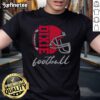 Awesome Football Helmet Football T-Shirt featuring a vibrant design, perfect for sports fans and game day wear.