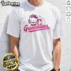 Alt Text: Cute Cleveland Guardians Hello Kitty 2025 Baseball T-Shirt featuring a playful design for fans and collectors.