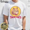 Cute Taik-Ee's logo t-shirt featuring a playful design and vibrant colors, perfect for casual wear.