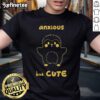 Funny anxious but cute finch t-shirt featuring a quirky bird design, perfect for bird lovers and casual wear.