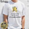 Funny 'In A Relationship With My Goals It's Complicated' T-Shirt design showcasing humor and motivation for goal-oriented individuals.