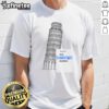 Funny Italyc Tower Regular Bold Italic Text T-Shirt featuring a playful design of the Leaning Tower of Pisa.