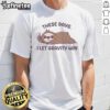 Funny Sloth T-shirt featuring the phrase 'These Days I Let Gravity Win' with a cute sloth illustration.