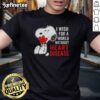 Good Snoopy I Wish For A World Without Heart Disease T-Shirt featuring Snoopy with a heartwarming message on health awareness.