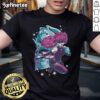 Hot Singing Hero Vaporwave Retro Anime T-Shirt featuring vibrant colors and a stylish design perfect for anime fans.