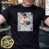 Stylish 'Hot V BTS X Los Angeles Dodgers Superstar Pose' T-Shirt featuring vibrant graphics and a trendy design for fans.