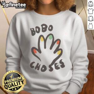 Colorful BOBO CHOSES High Five Sweatshirt for kids, featuring playful design and soft fabric, perfect for stylish casual wear.